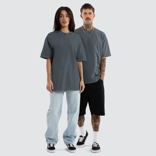 Brooks Box Fit Tee Stormy Weather