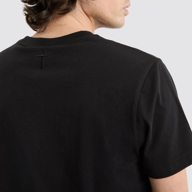 Prairie Dual Curved Tee Jet Black