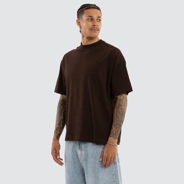 Havre Street Tee Dark Chocolate