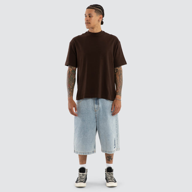 Havre Street Tee Dark Chocolate