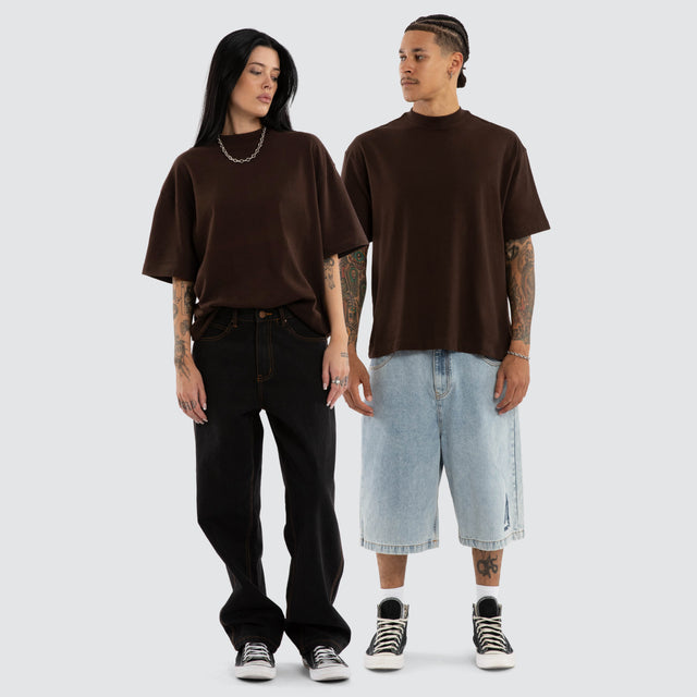 Havre Street Tee Dark Chocolate