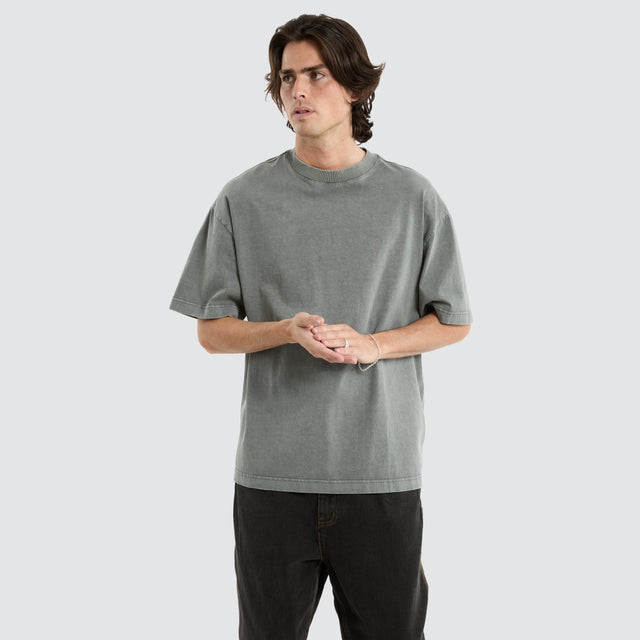 Havre Heavy Tee Pigment Steel Grey