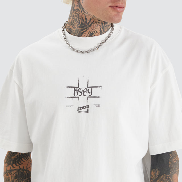 Vage Street Tee Natural White