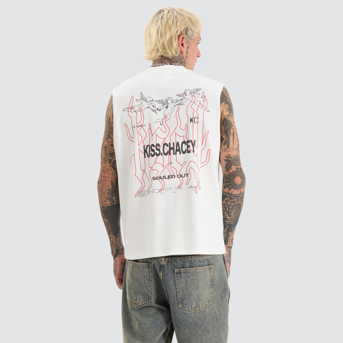 KSCY Destructed Street Muscle in Natural White Neverland Store