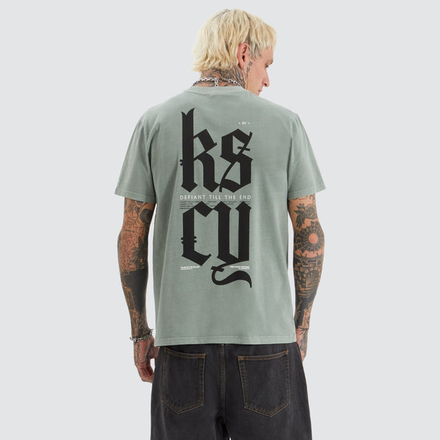 Defiant  Standard Tee Pigment Slate Grey