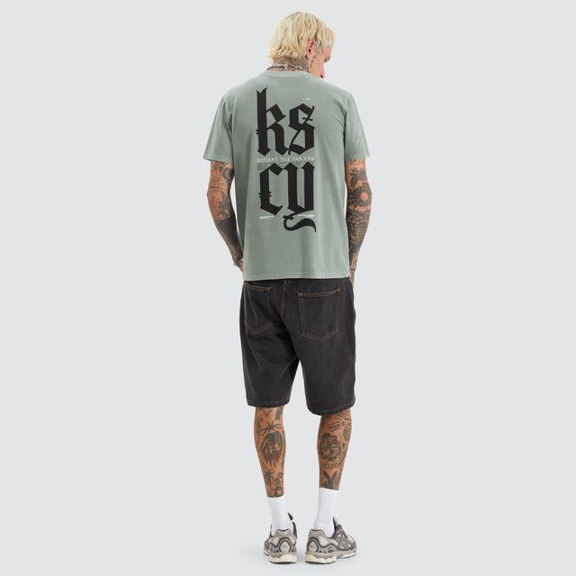 Defiant  Standard Tee Pigment Slate Grey