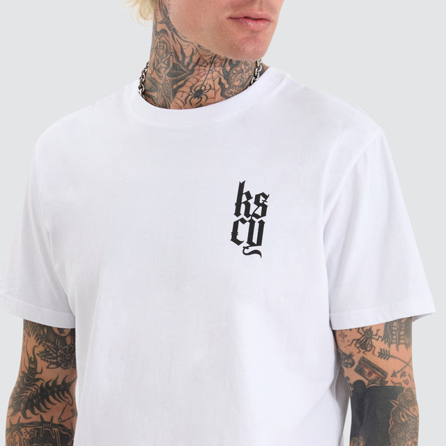 Defiant  Standard Tee Optical White