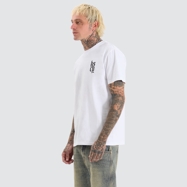 Defiant Standard Tee Optical White