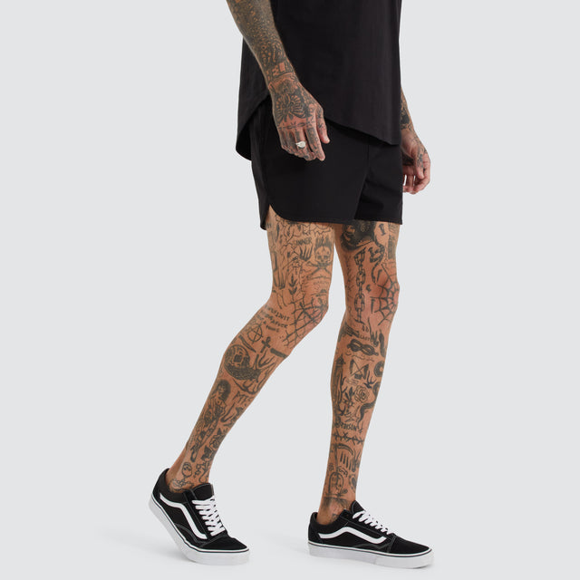 Abyss Runner Short Jet Black