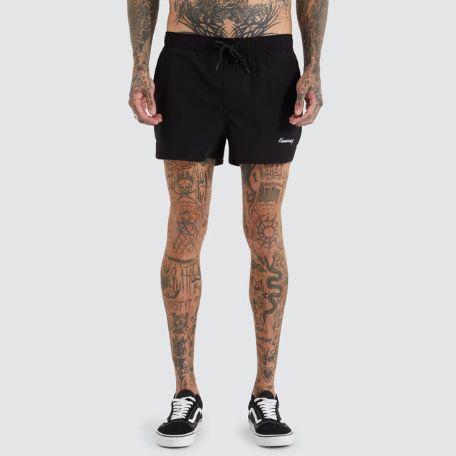 Abyss Runner Short Jet Black