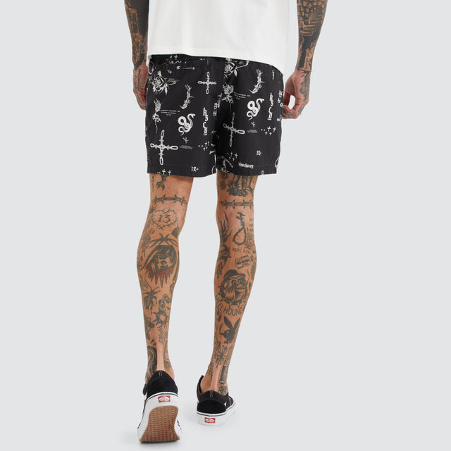 Ratley Beach Short Ratley Print