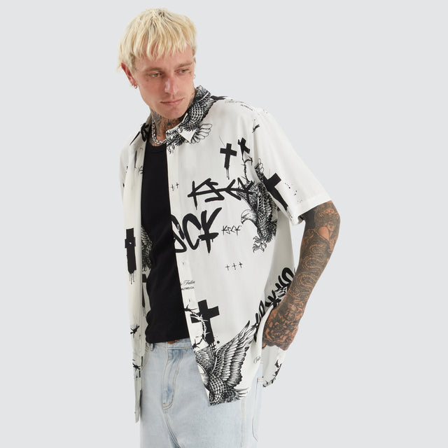 Virgil Relaxed Shirt Virgil Print