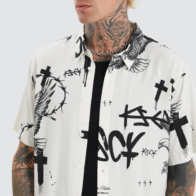 Virgil Relaxed Shirt Virgil Print