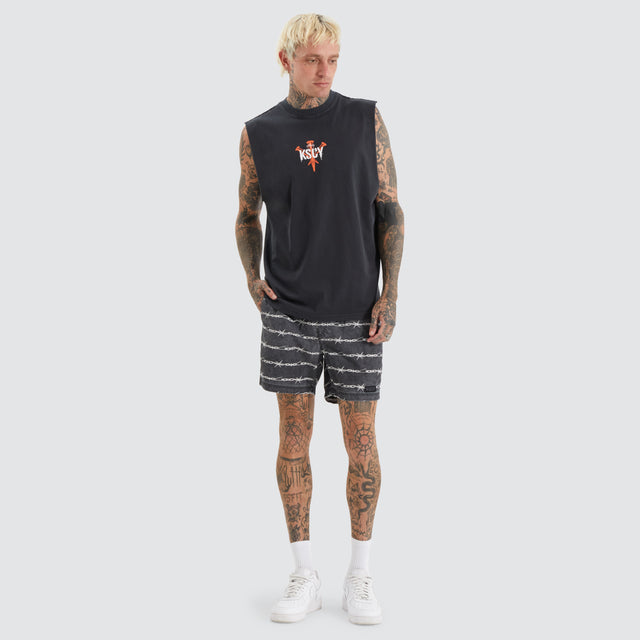 Trevor Beach Short Chain Print