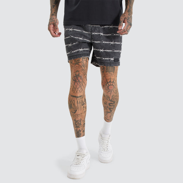 Trevor Beach Short Chain Print