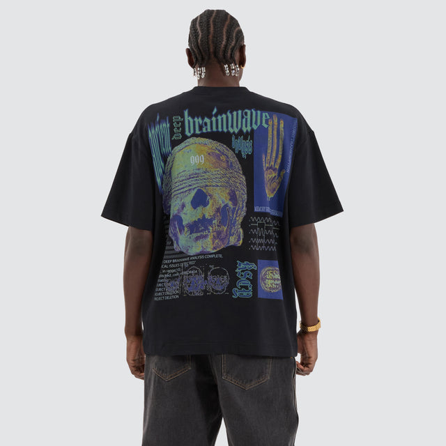 Brainwave Street Tee Anthracite Black