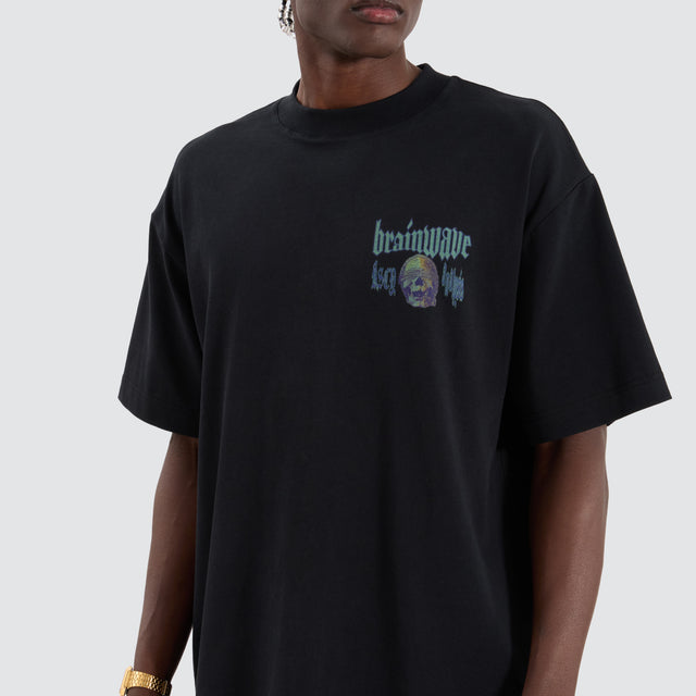 Brainwave Street Tee Anthracite Black