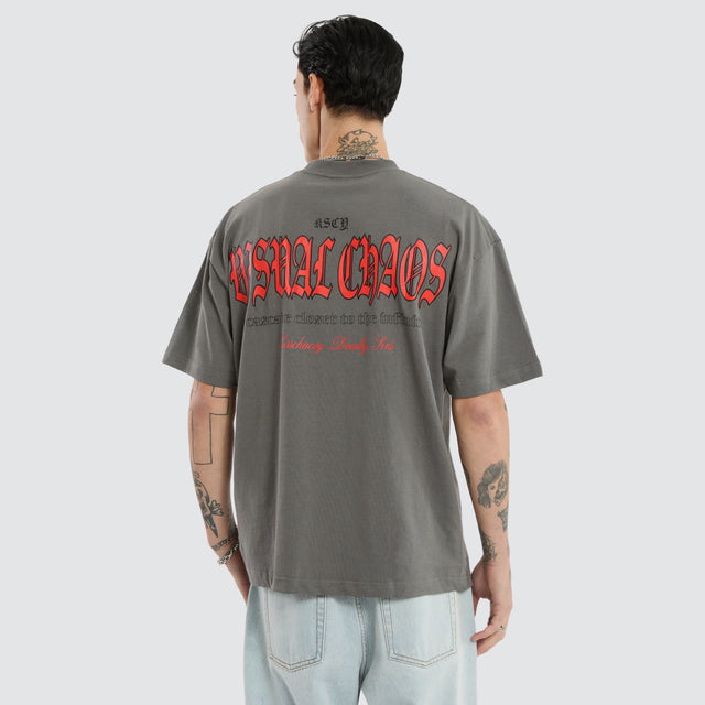 Infinite Street Tee Charcoal
