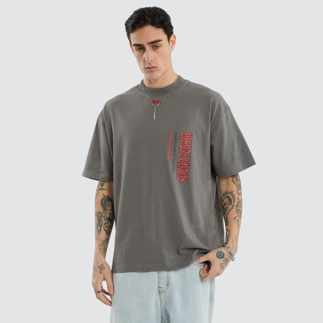 Infinite Street Tee Charcoal