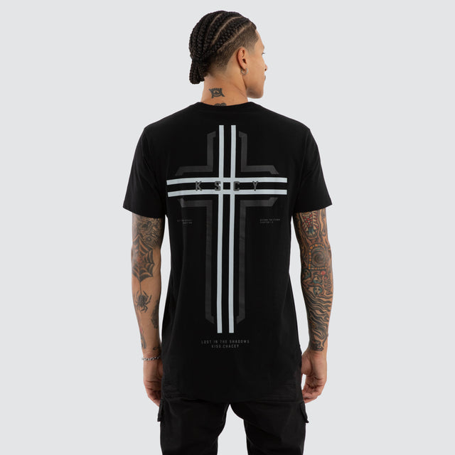 Zest Ride Dual Curved Tee Jet Black