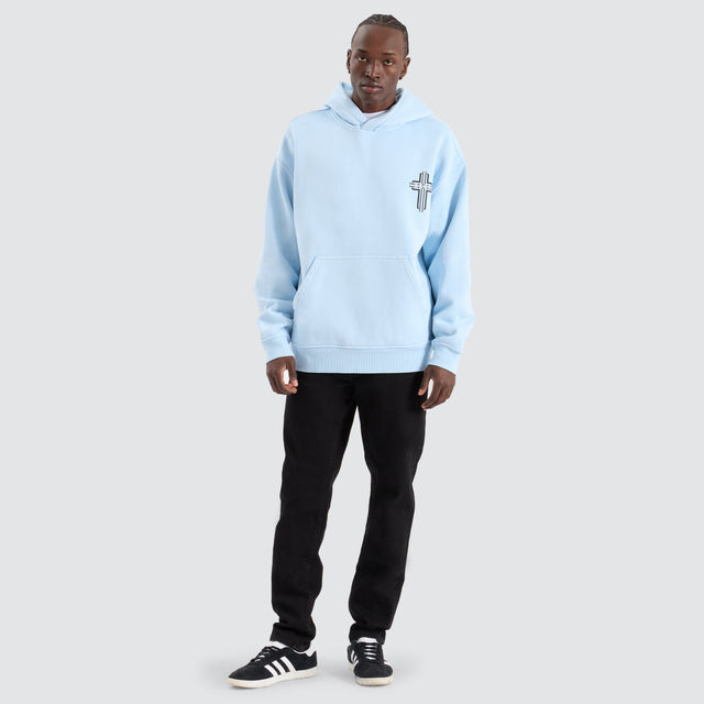 Zest Ride Relaxed Hoodie Pigment Sky Blue