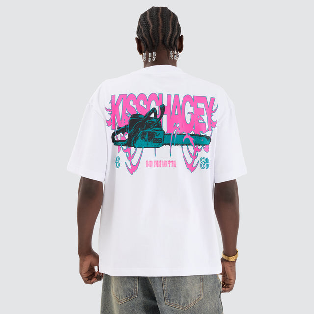 Petrol Street Tee Optical white