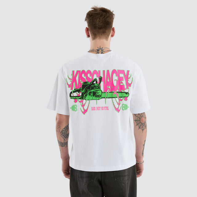 Petrol Street Tee Optical white