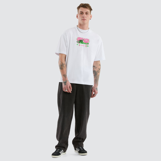 Petrol Street Tee Optical white