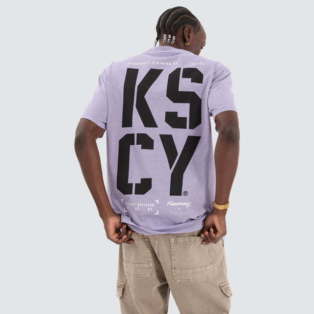 Reinforced Relaxed Tee Pigment Lavender Grey