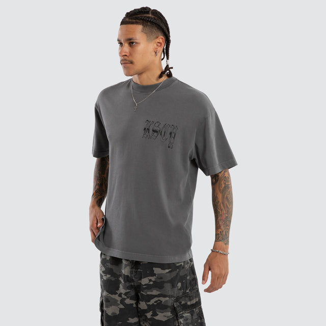 Thrive Street Tee Pigment Charcoal