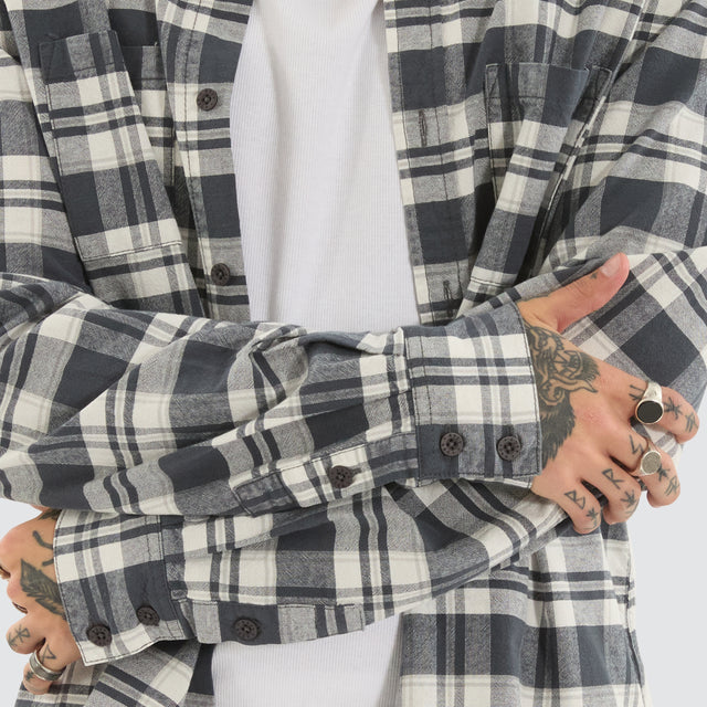Horizons Longsleeve Shirt Grey Check
