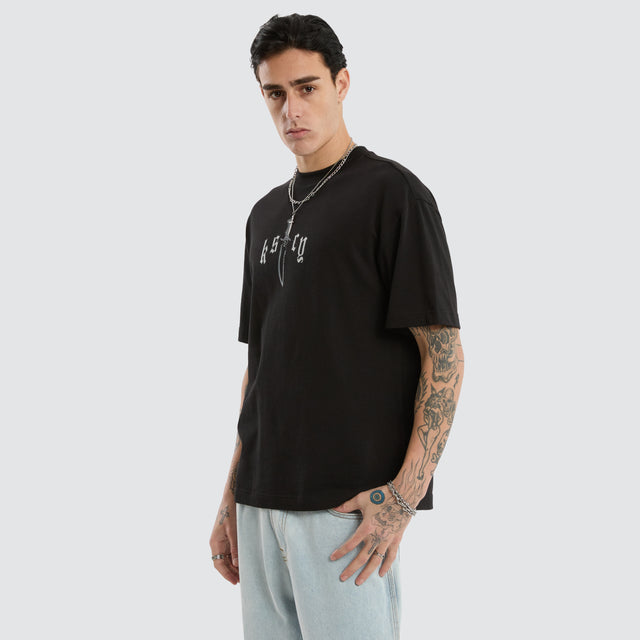 Rambo Street Tee Jet Black