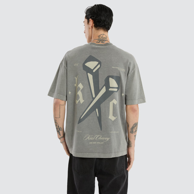 Nailed Street Tee Pigment Frost Grey
