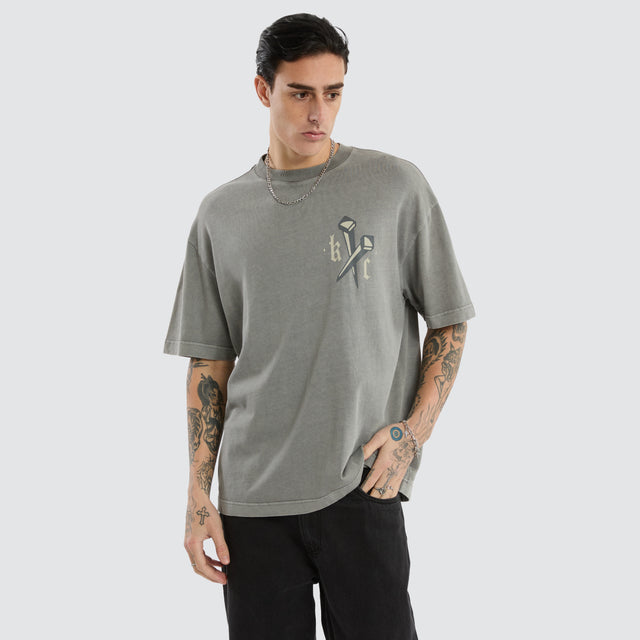 Nailed Street Tee Pigment Frost Grey