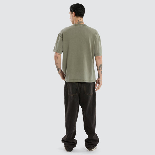 Fangs Street Tee Mineral Dusty Olive