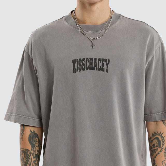 Missing Oversized Tee Mineral Charcoal
