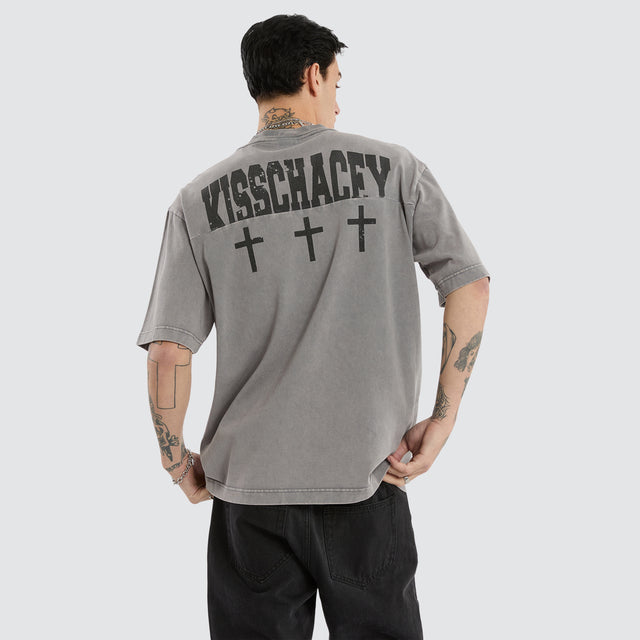 Missing Oversized Tee Mineral Charcoal