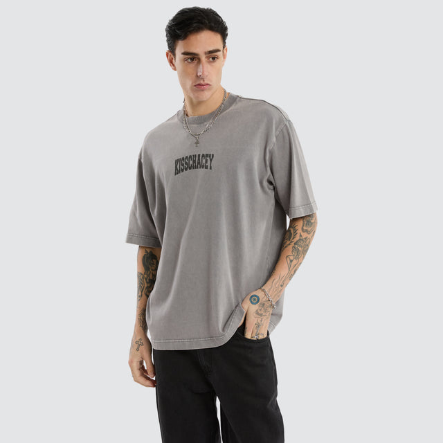 Missing Oversized Tee Mineral Charcoal