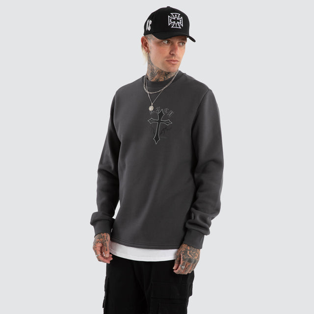Lithium Layered Sweater Asphalt