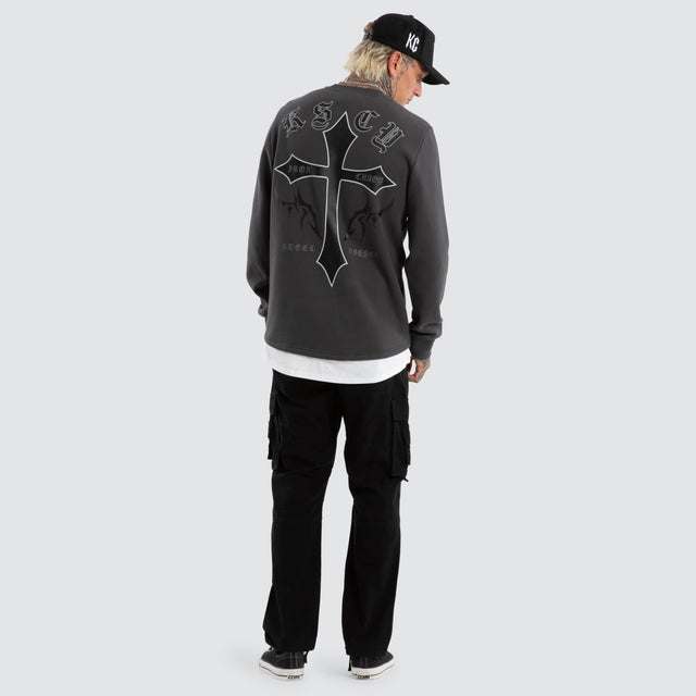 Lithium Layered Sweater Asphalt