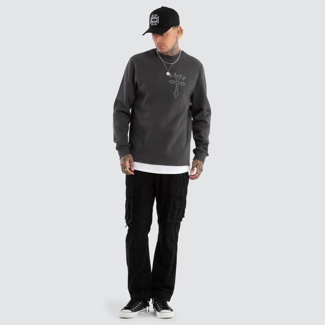 Lithium Layered Sweater Asphalt