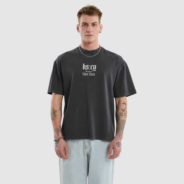 Thunder Street Tee Pigment Black