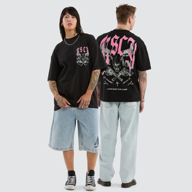 Steel Heart Street Tee Jet Black