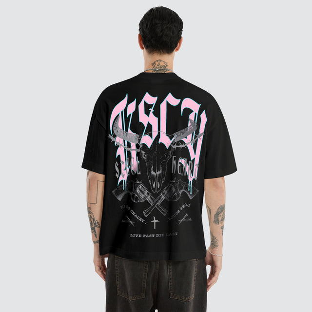 Steel Heart Street Tee Jet Black