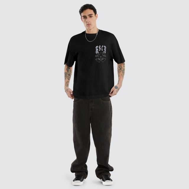 Steel Heart Street Tee Jet Black