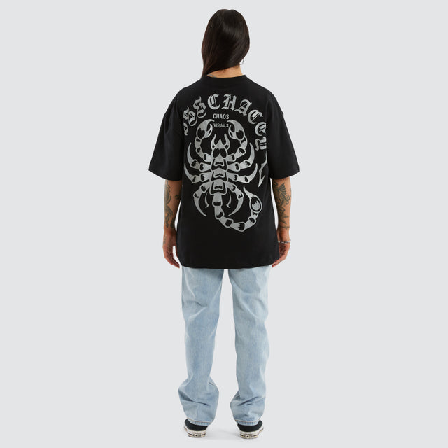 Sandtomb Street Tee Jet Black