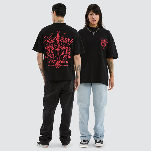 Ram Street Tee Jet Black