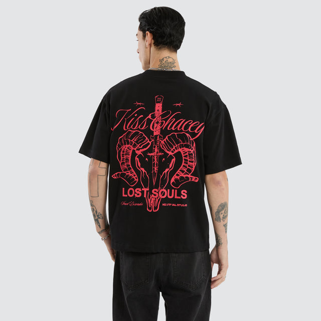 Ram Street Tee Jet Black
