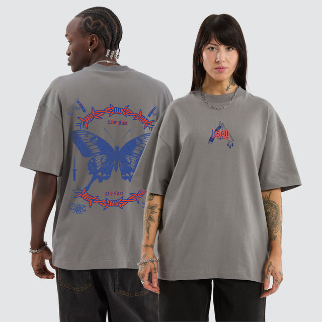 Gust Street Tee Steel Grey