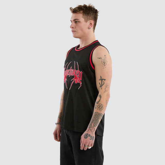 Slam Basketball Jersey Jet Black